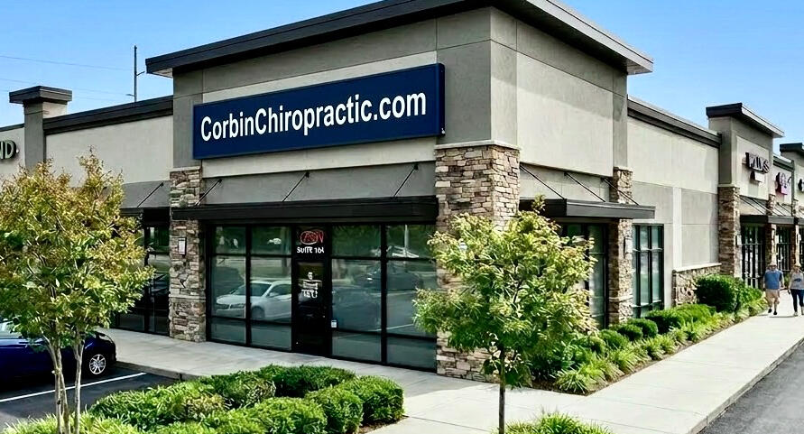 Corbin Chiropractic CorbinChiropractic.com signage